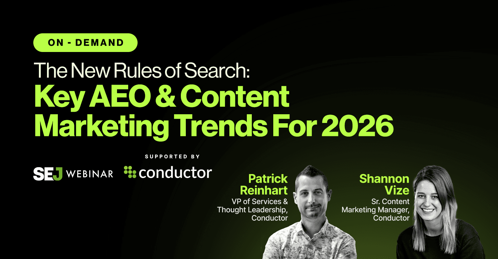 The New Rules of Search: Key AEO & Content Marketing Trends for 2026 via @sejournal, @hethr_campbell