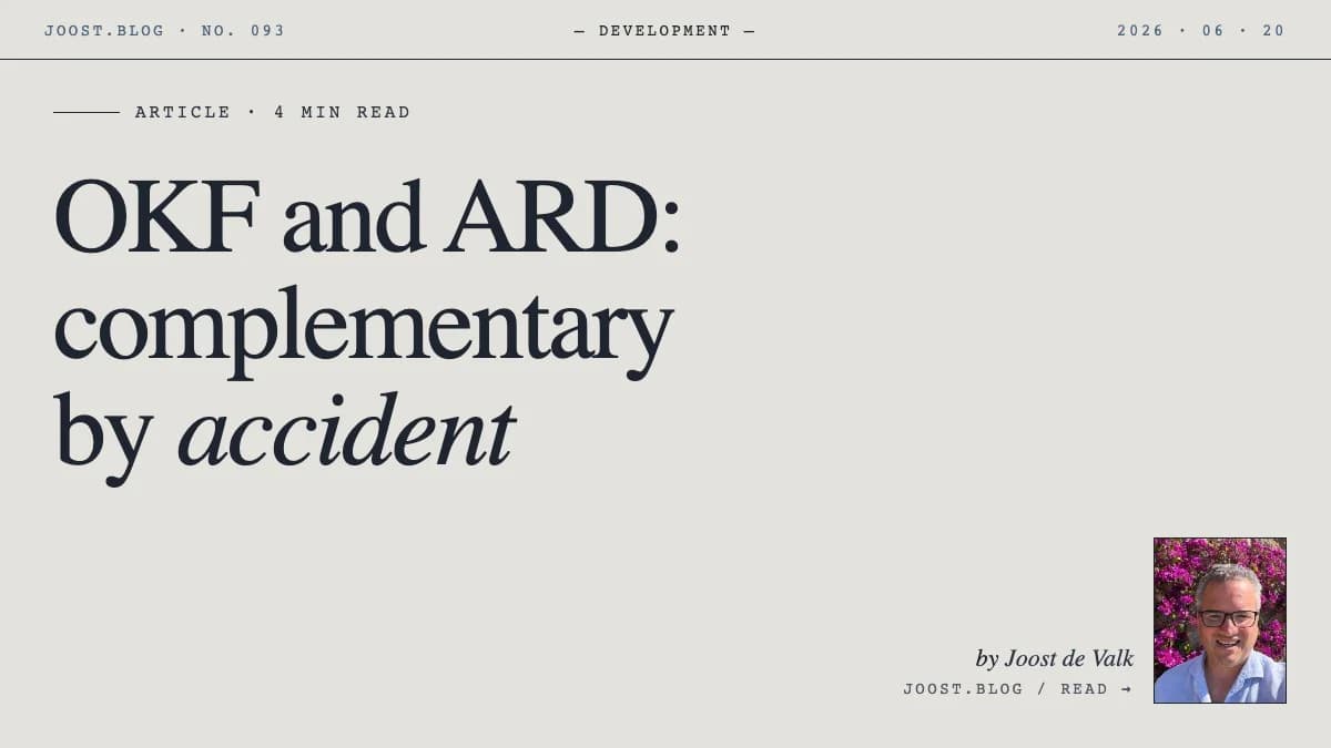 OKF and ARD: complementary by accident