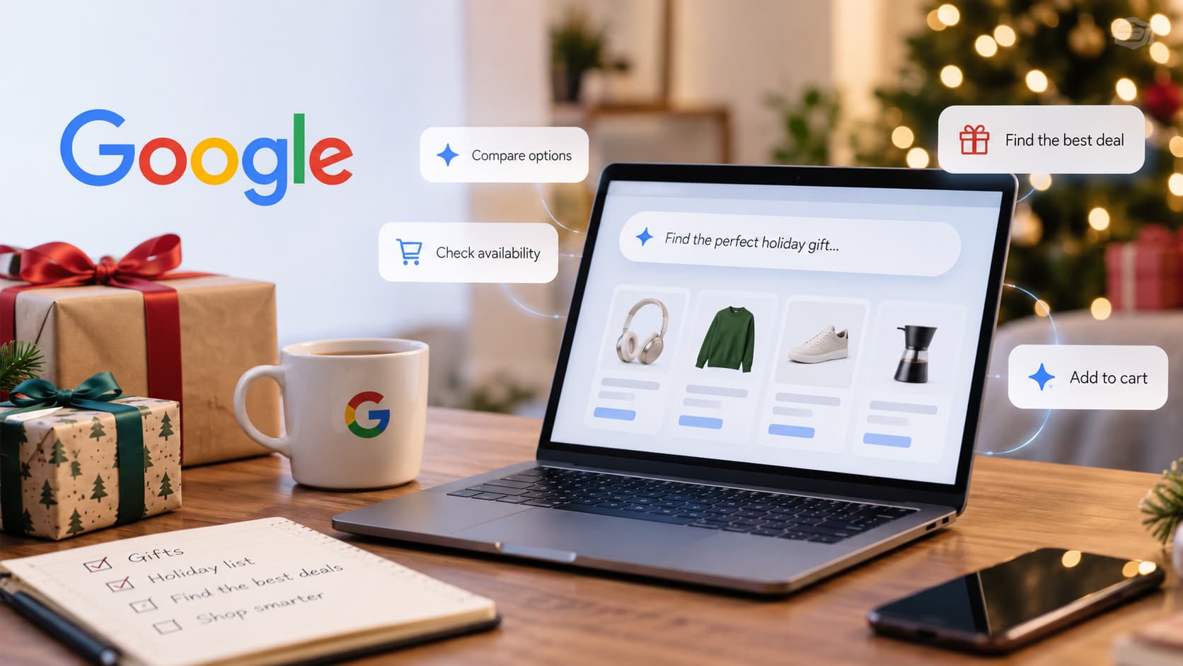 Google expands agentic commerce tools ahead of the holiday shopping rush