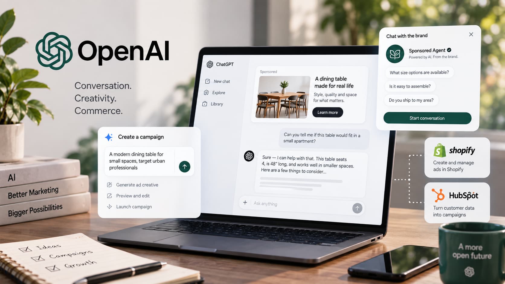 OpenAI is turning ChatGPT ads into conversations
