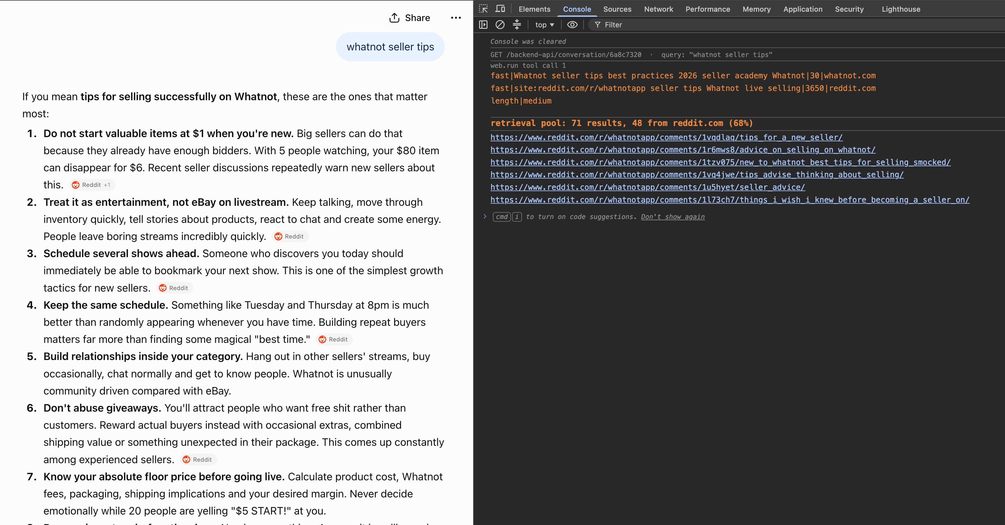 ChatGPT Searches Individual Subreddits by Name