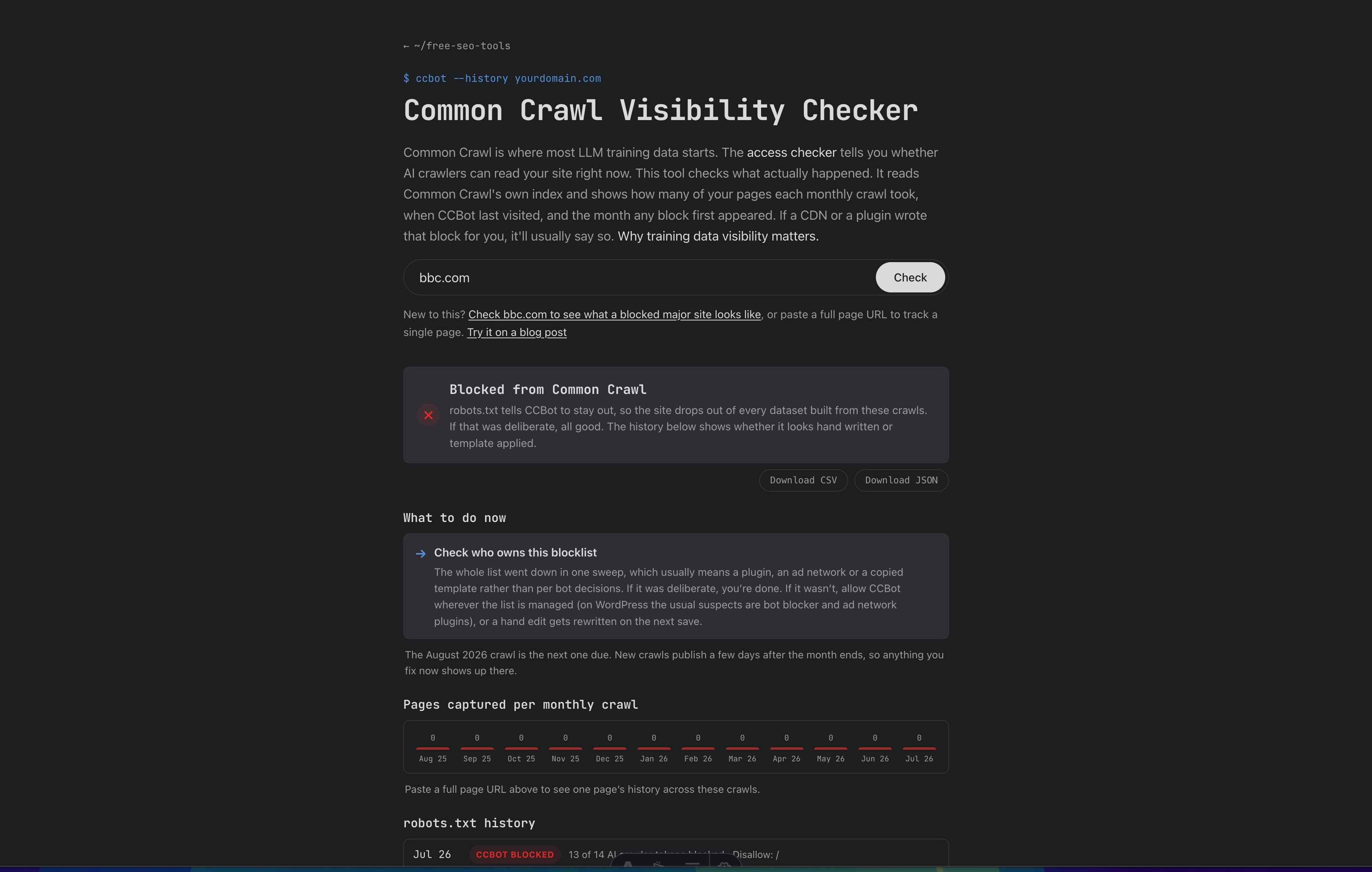Common Crawl Published a Manual for Being Visible to AI. I Automated It.