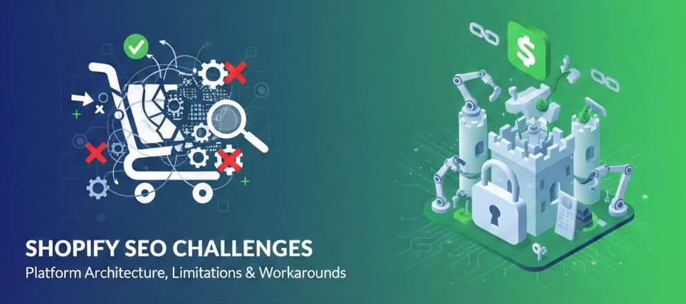Shopify SEO challenges: platform architecture limitations and workarounds