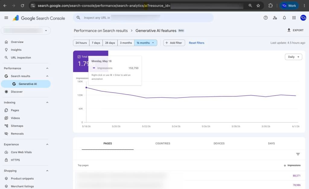 First Preview: Google Search Console Generative AI Report Now Live
