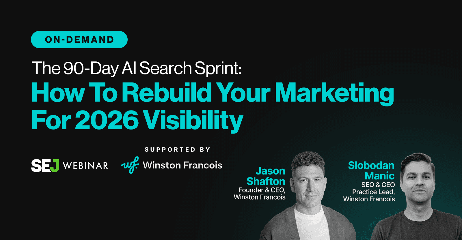 The 90-Day AI Search Sprint: How To Rebuild Your Marketing For 2026 Visibility via @sejournal, @hethr_campbell