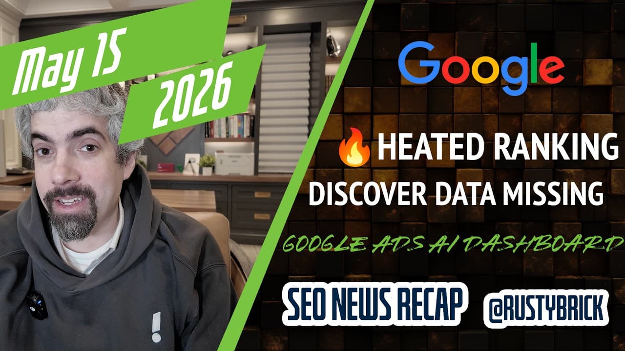 Search News Buzz Video Recap: Google Ranking Volatility Heated, Discover Data Goes Missing, FAQ Rich Results Totally Gone & Google Ads AI Dashboards