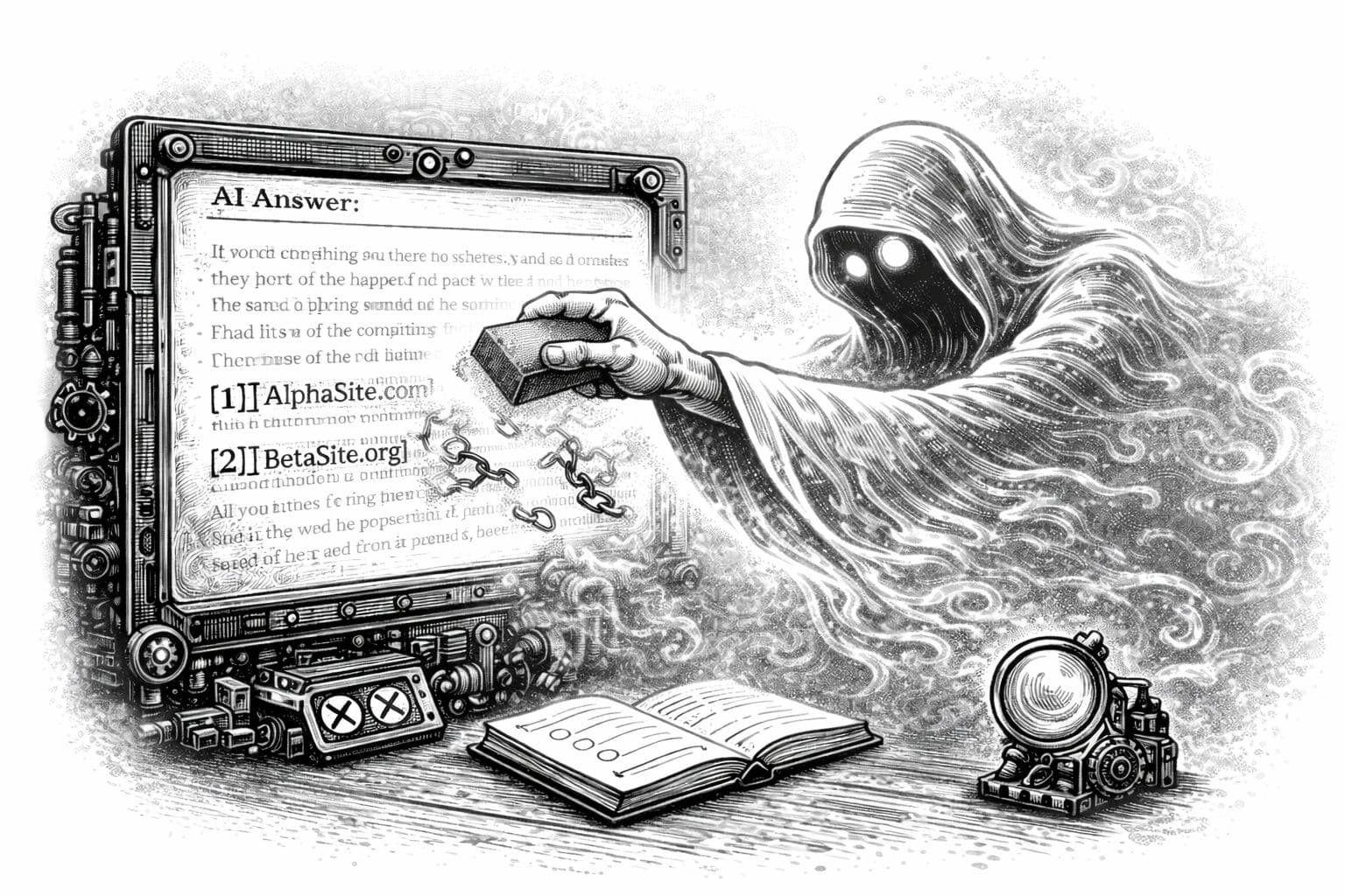 The ghost citation problem